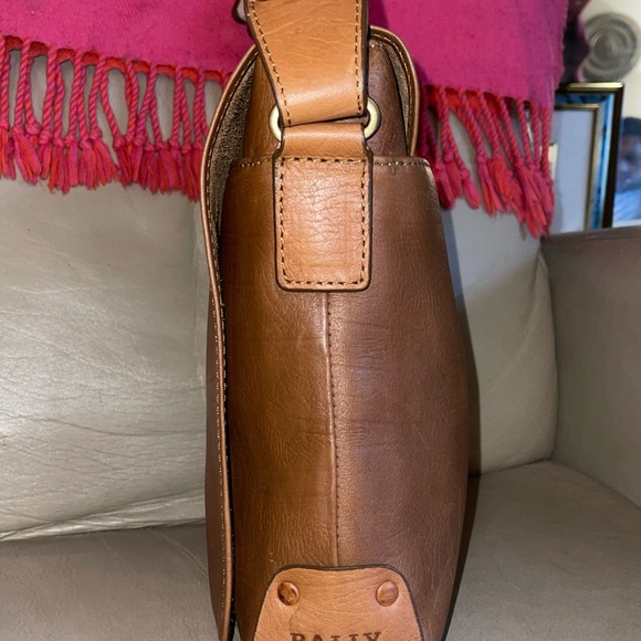 Auth Bally Nubuck leather interior,durable leather exterior messenger bag Unisex - Picture 3 of 11